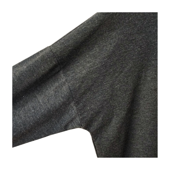 Pre-loved Ideology Dark Gray Tunic Sweatshirt Side Slits. Long sleeves. Size XXL - Picture 9 of 11